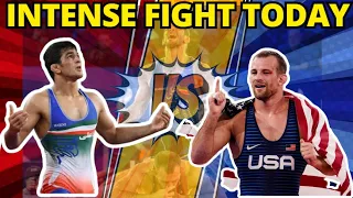 Intense Wrestling Match: Hassan Yazdani vs Taylor 2023 fifth battle at Belgrade Championship 2023