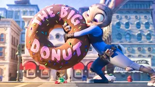 Judy And The Big Donut Scene - ZOOTOPIA (2016) Movie Clip