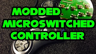 MicroSwitched MegaDrive Controller (Modded)
