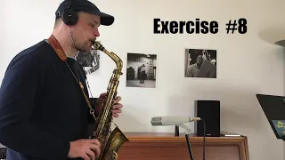 Basic Jazz Conception for Saxophone by Lennie Niehaus (Vol. 1) - Exercise #8