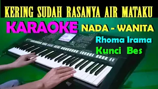 GELANDANGAN / TUNA WISMA - Rhoma Irama | KARAOKE Nada Wanita , HD