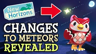 Animal Crossing New Horizons CHANGES TO METEOR SHOWERS REVEALED (When Celeste Visits Weather Update)
