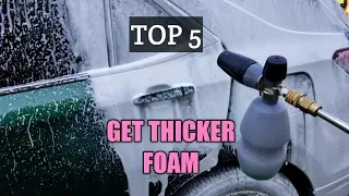 5 reasons your foam cannon doesnt make thick foam