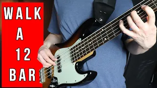 Walking Bass Blues Lesson - 4 Walking Bass Techniques!