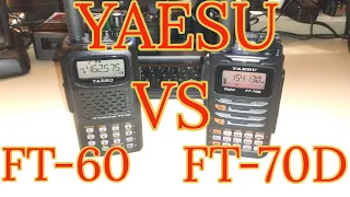 YAESU FT 70D REVIEW VS, YAESU FT 60R