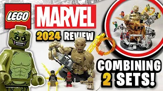 LEGO Marvel Spider-Man vs. Sandman: Final Battle (76280) - EARLY 2024 Set Review & HOW TO COMBINE!