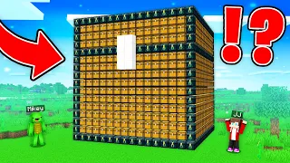 JJ and Mikey Open BIGGEST CHEST of 1.000.000 CHESTS in Minecraft Maizen!