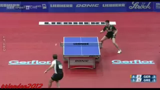 Dimitrij Ovtcharov vs Gionis Panagiotis (European Championships 2013)