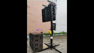 K-2 dual 12 inch line array and K-28 dual 18 inch subwoofer