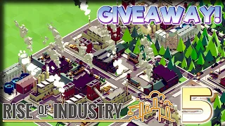 Heavy Industry [Giveaway 4 of 5] – Rise of Industry Gameplay – Let's Play Part 5