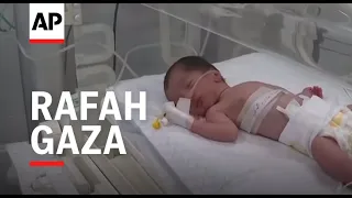 Doctors save baby of pregnant woman killed in Israeli airstrike on Rafah