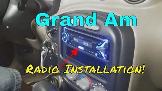 2005 Pontiac Grand Am Ram Air Radio Install B&S Customs DIY Trim Dash Removal