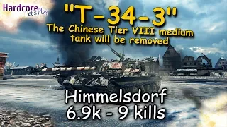 WoT: Tier VIII of the Week, T-34-3 Chinese medium tank will be removed, WORLD OF TANKS