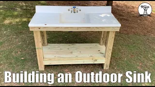 Outdoor Sink Build - Fishing Sink - Tips and Tricks
