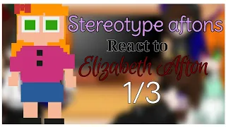 Stereotype aftons react to Elizabeth /⚠Blood⚠/1/3 / discontinued :( / ɴɪʜᴀʀɪᴋᴀ ᯓ★