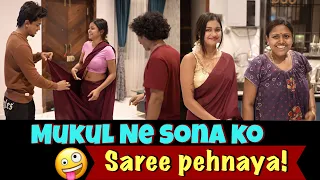 MUKUL DOES MY MAKEUP 🤪 | Sona Dey | Mukul Gain