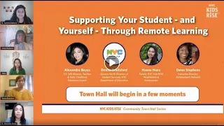 English - Virtual Town Hall: Supporting Your Student, and Yourself, through Remote Learning
