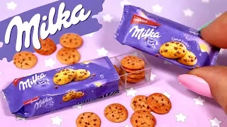 BISCUITS MILKA | MILKA for dolls | Polymer clay Master class | Anna Oskina