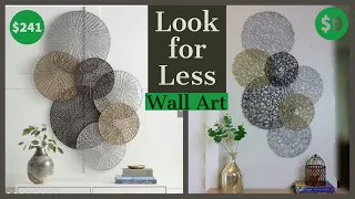 DIY Wall Art /Dollar Tree DIY Dupe/Look For Less Challenge
