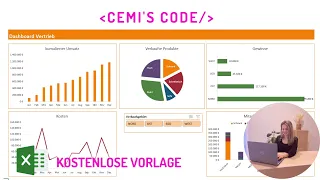 Excel DASHBOARD (Vertrieb) in 10 Minuten