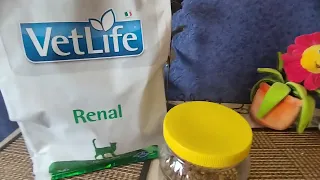 Обзор.Фармина VetLife(renal).Диета для котов и кошек.