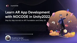 Learn AR App Development with NO CODE in Unity 2022