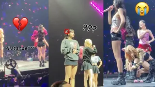 lisa and rosé ignoring each other??? | sad & awkward moments that were very noticeable