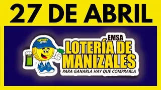 Resultado de la LOTERIA de MANIZALES MIERCOLES 27 de ABRIL de 2022 (Chance y Loterias) ✅✅✅