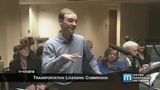 11/15/18 Transportation Licensing Meeting