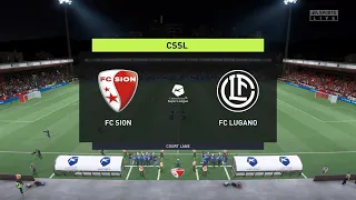 🇨🇭 FC Sion vs FC Lugano - Switzerland Super League 2021/2022 | 12/03/2022 | Gameplay