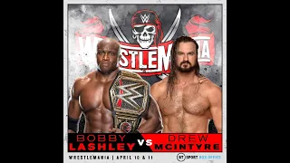 WWE 2K20 DREW Mcintyre VS BOBBY LASHLEY WWE CHAMPIONSHIP