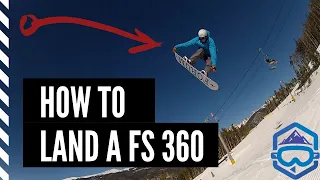 How To Land a Frontside 360 on a Snowboard