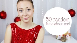 30 Random Facts About Me | In English | Get to know me