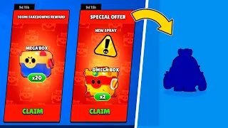 FREE MEGA BOX GIFTS! New Quests Rewards + Box Opening - Brawl Stars