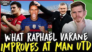 How Raphaël Varane Improves Manchester United...