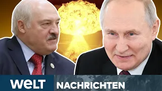 DEUTLICHE KAMPFANSAGE: Russland beginnt mit Stationierung von Atomwaffen in Belarus | WELT STREAM