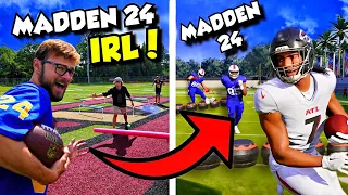 I Built Madden 24 Mini Games IN REAL LIFE!