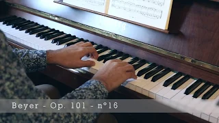 Beyer - Op. 101 - n°16 (Book with exercises for piano beginners)