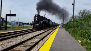 Railfanning the Joliet Rocket on Fathers Day weekend, Ft NKP 765!!!!