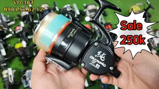 VD 367:Máy Câu Olympic Jun93💥Shimano Daiwa Ryobi Sale Khủng💥Size2000-12000💥Máy Đẹp Giá Tốt🔥16/12✨