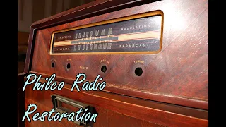 Philco Vintage Radio Restoration & Bluetooth Retrofit