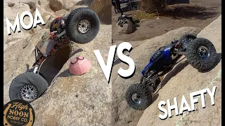 MOA VS Shafty–What Unlimited Rig is Better? [North VS South Utah RC Crawling Championship Runs]