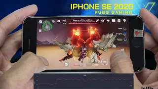 iPhone SE 2020 Genshin Impact Gaming test Update 2024 | Apple A13 Bionic