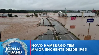 Rio Grande do Sul: Novo Hamburgo tem maior enchente desde 1965 | Jornal da Band