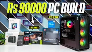 Rs 90000 Gaming & Editing PC Build 2023 | Intel i5-13500 & RTX 4060