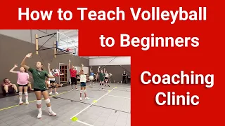 How to Teach Volleyball to Beginners - Coaching Clinic #coaching #volleyballdrills