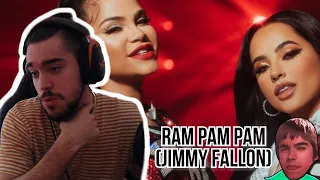 REACCIÓN A | NATTI NATASHA, BECKY G - RAM PAM PAM | THE TONIGHT SHOW STARRING JIMMY FALLON