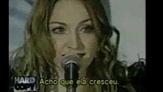 Madonna - Ray Of Light Promotion TV Reports Press Conference in Toronto, 1998