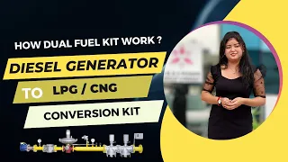 How Dual Fuel Kit work ? / Diesel Generator To LPG / CNG Conversion kit / PNG Gas Genset Conversion