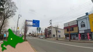 4K Walk Japan　東川町の商店街を散歩　2023年5月